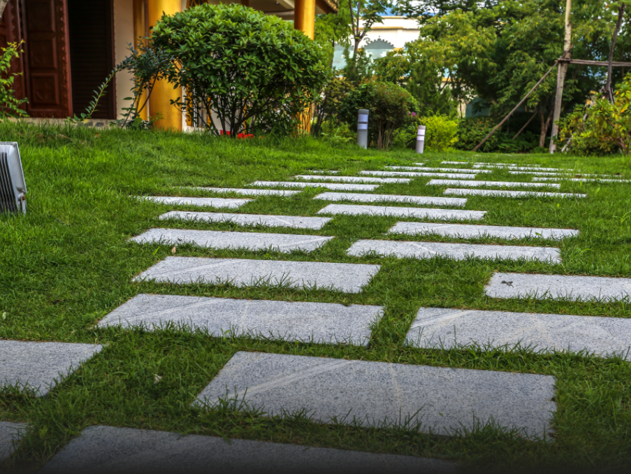 Outdoor Sandstone Landscaping
